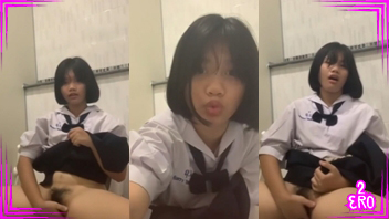 โชว์หี เกี่ยวเบ็ด หีไทย หีนักเรียน หีงาม